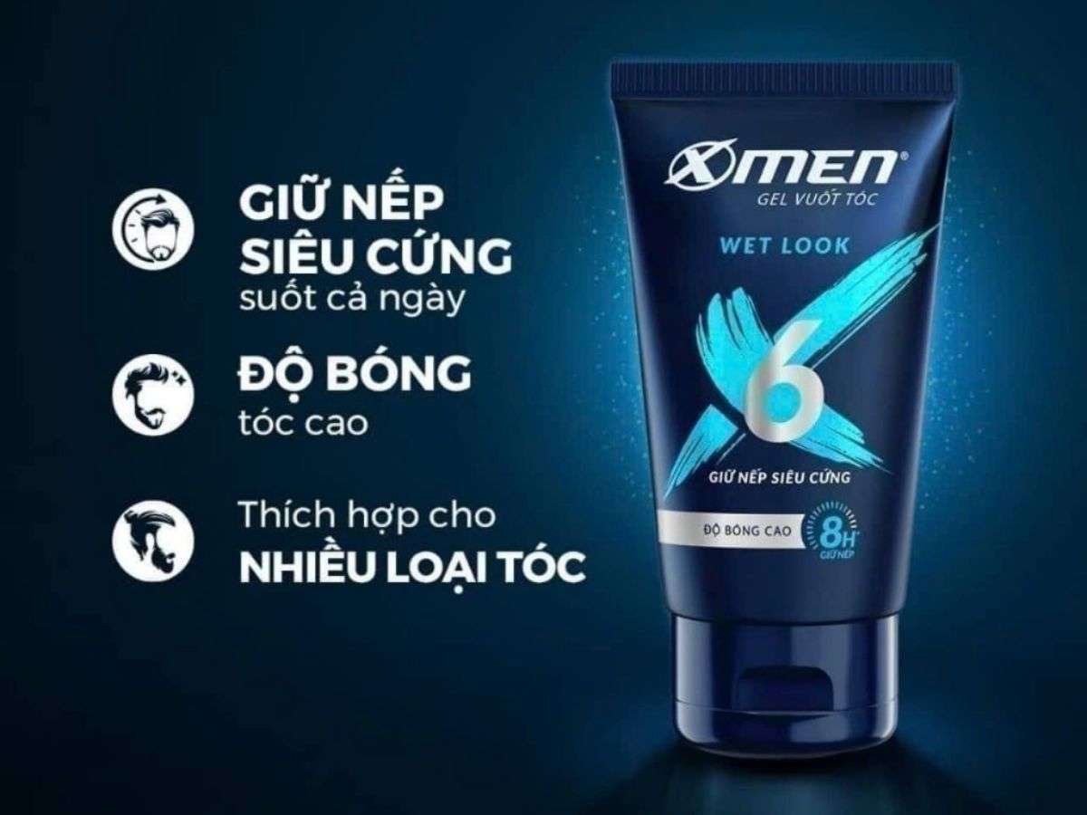 Gel vuốt tóc X-men có độ bóng cao