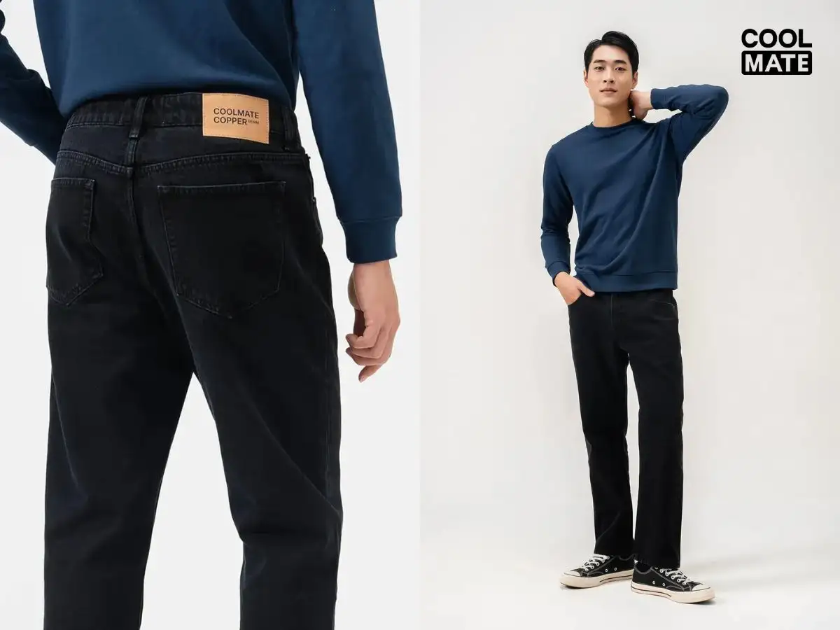 Quần jean ống rộng là item must have trong tủ đồ của các chàng trai
