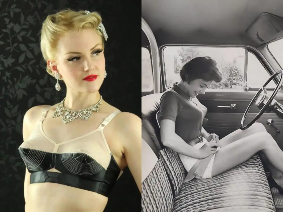 Áo ngực bullet bra thập niên 1950 cúp nhọn tôn dáng