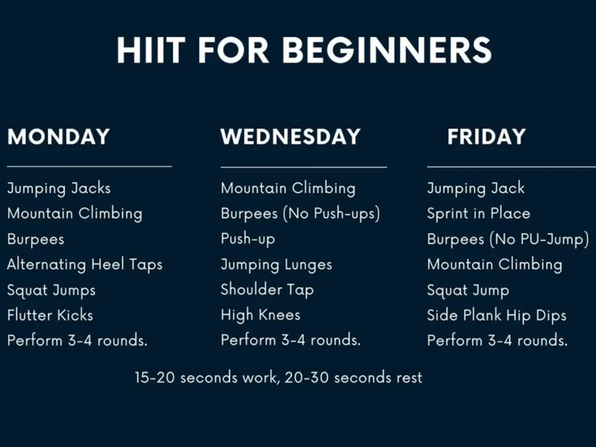 Nên xen kẽ các ngày tập HIIT với các ngày vận động nhẹ hoặc tập LISS