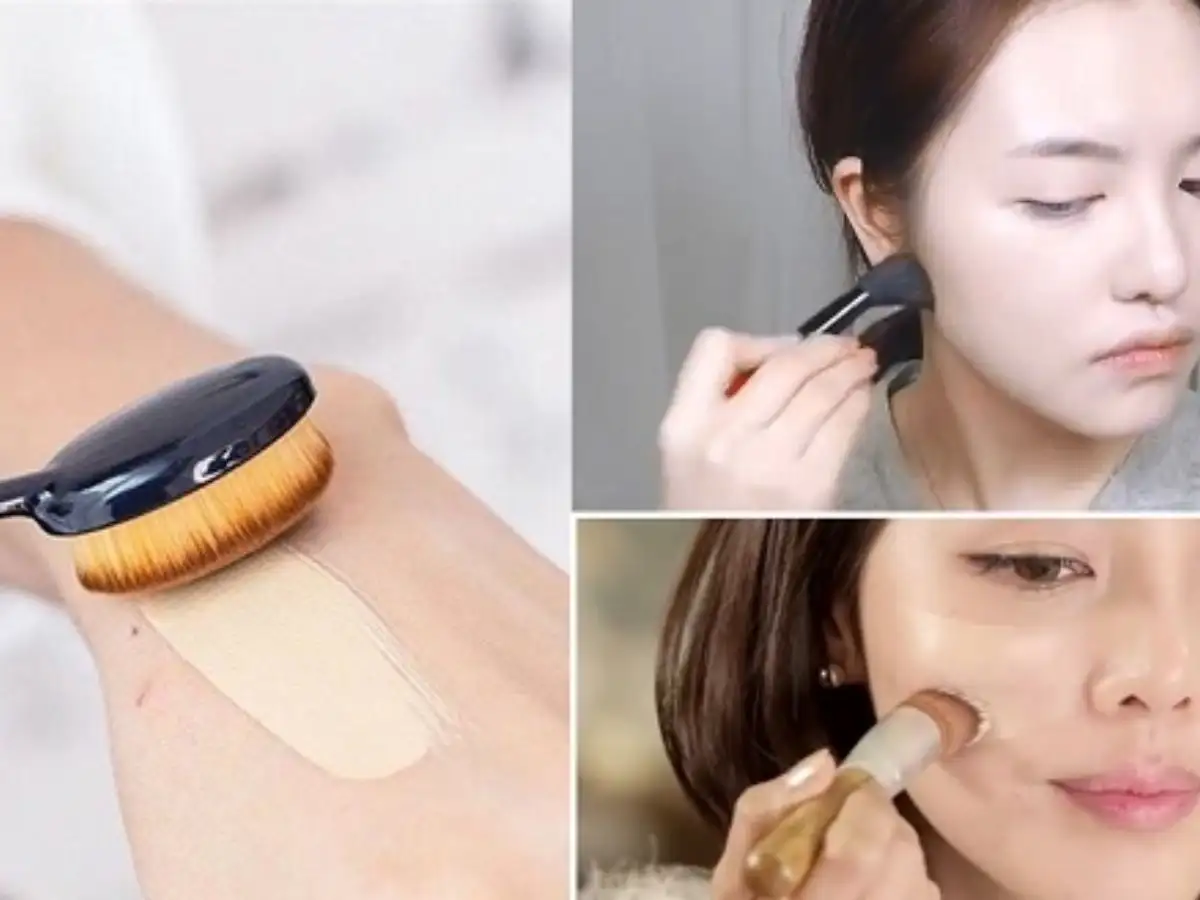 Dùng mút đúng cách để có lớp nền đẹp