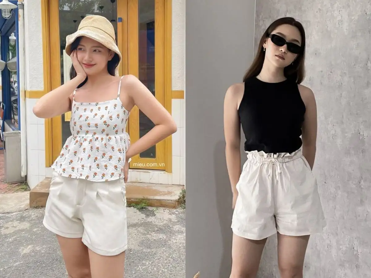 Kết hợp cùng quần short mang lại cảm giác thoải mái 