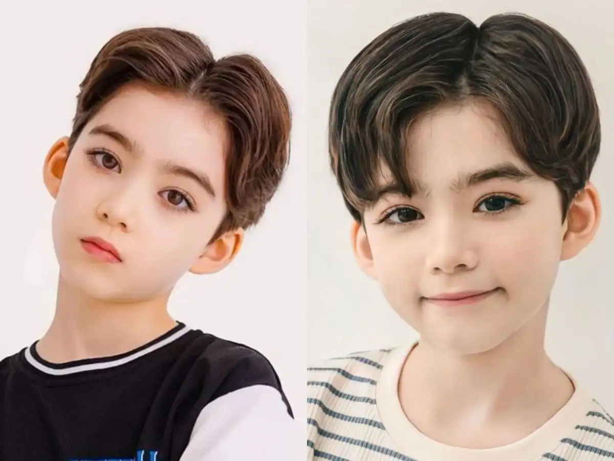 Kiểu tóc side part cho bé trai
