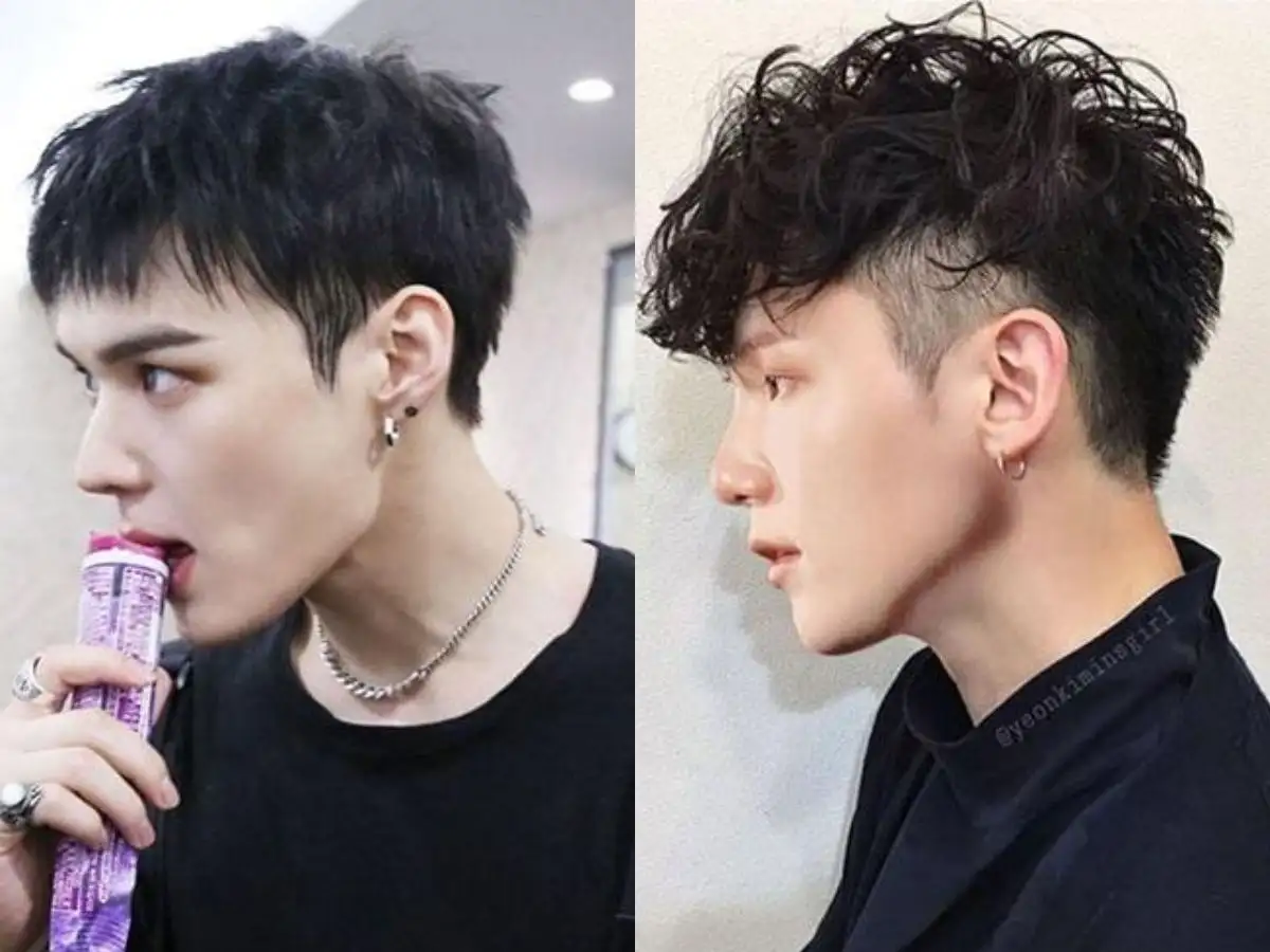 Chàng mặt tròn nên chọn mullet layer tỉa gọn hai bên