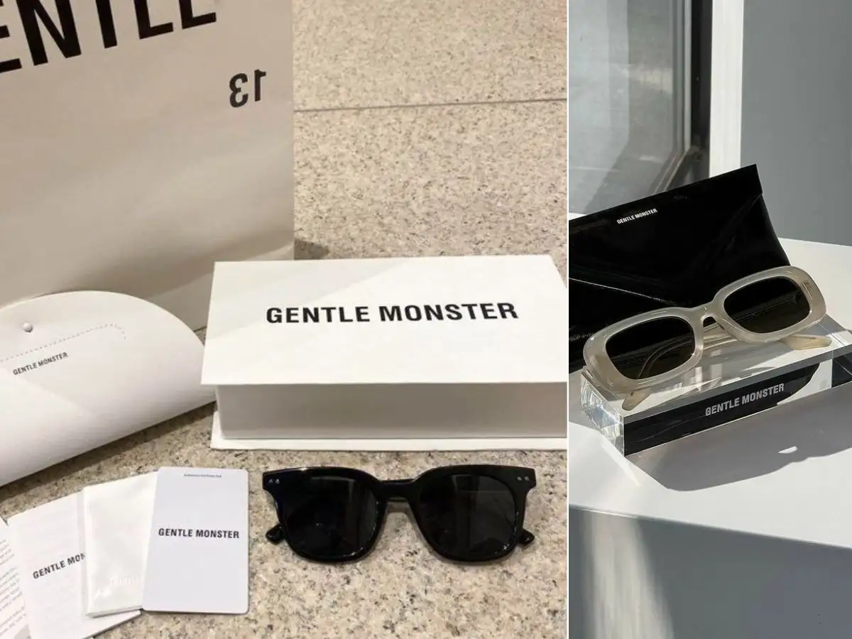 Kính Gentle Monster được trang bị hộp đựng cứng cáp