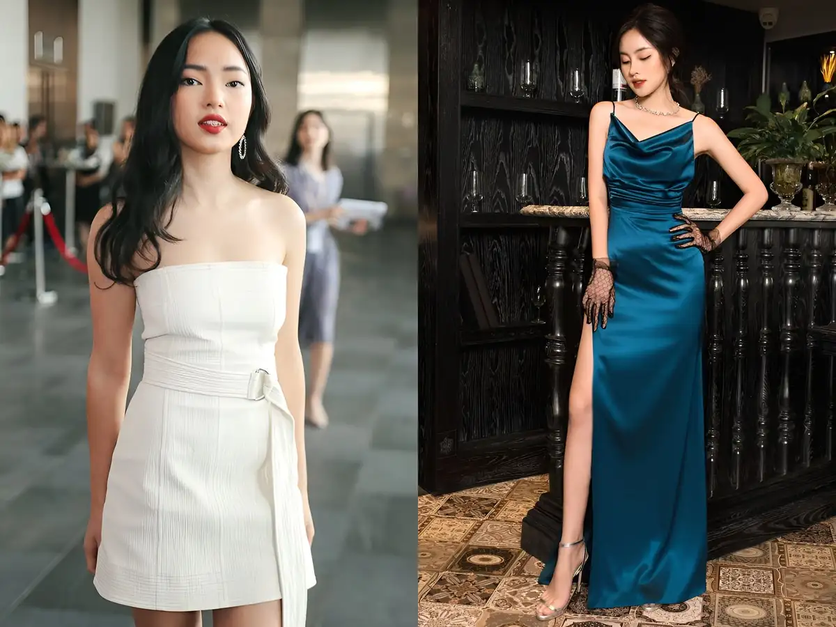 Váy hai dây hoặc váy quây cho cô nàng thời thượng