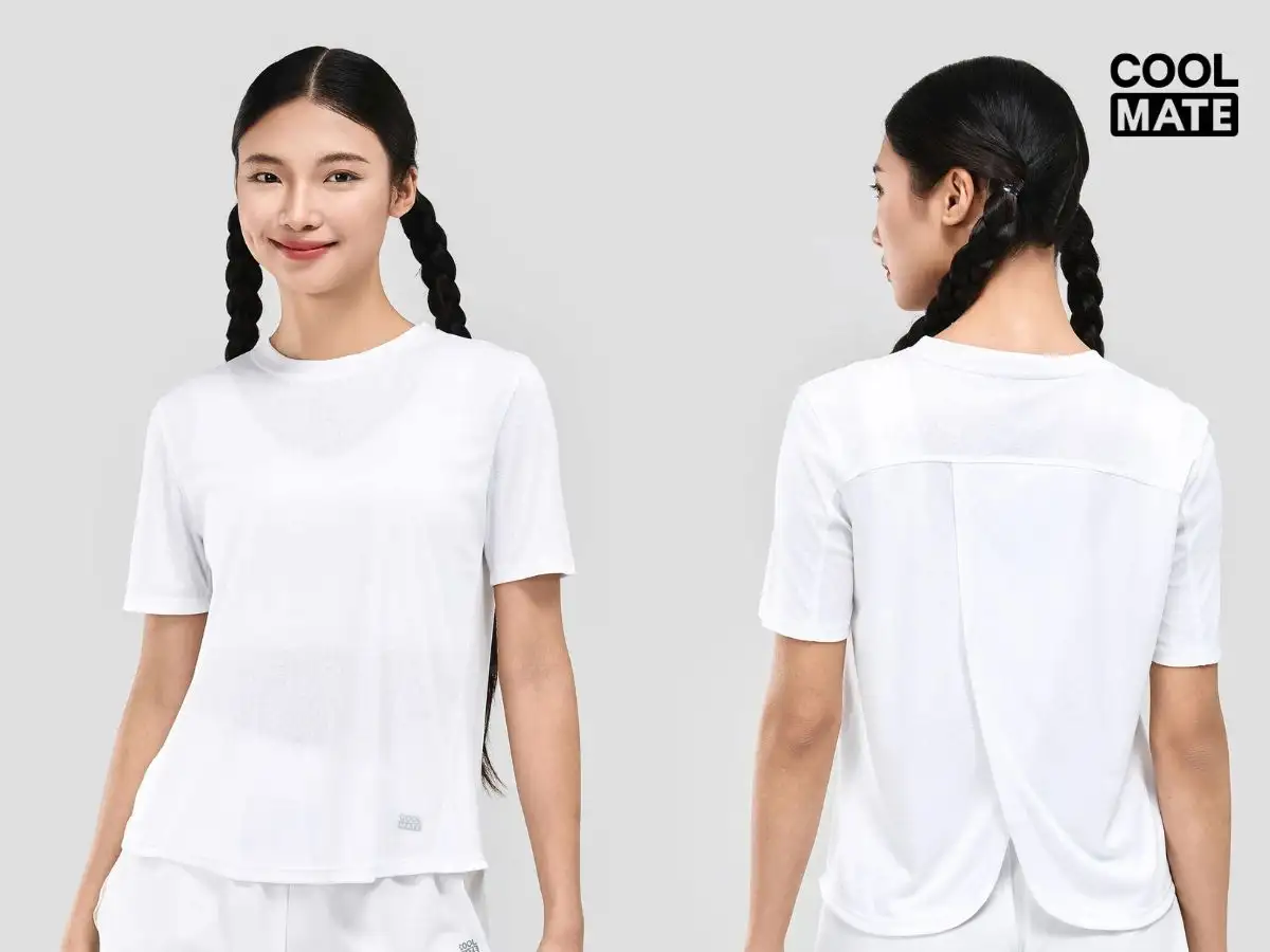 Áo thun nữ mặc ở nhà, ưu tiên thoải mái, chọn size lớn hơn hoặc regular fit mềm mại