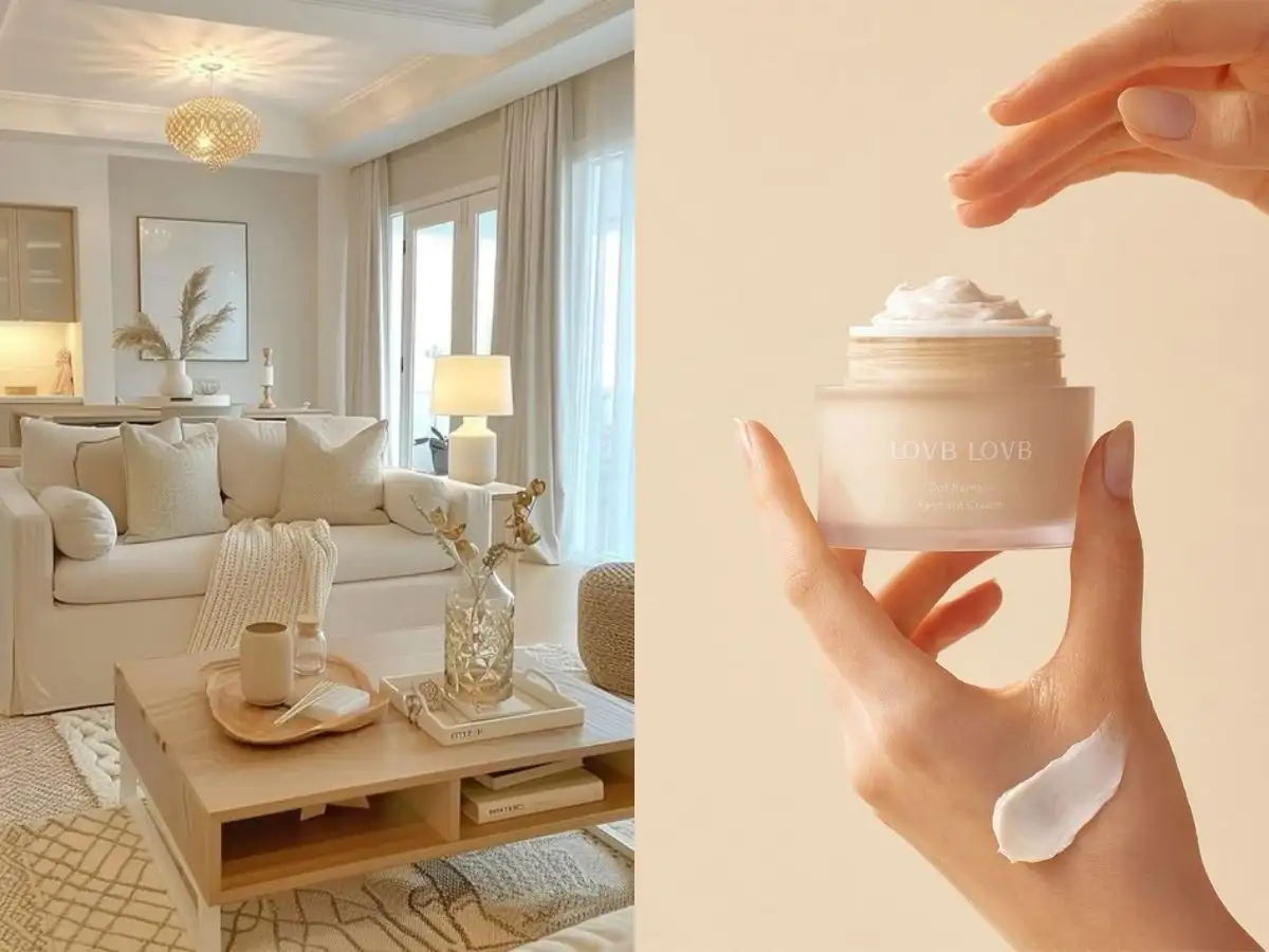 Ứng dụng khác của màu kem ngoài thời trang
