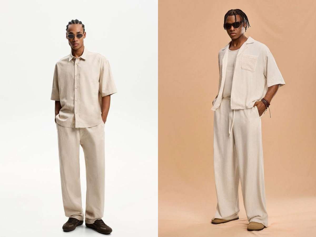 Sơ mi oversize khoác ngoài áo thun, phối quần jogger năng động