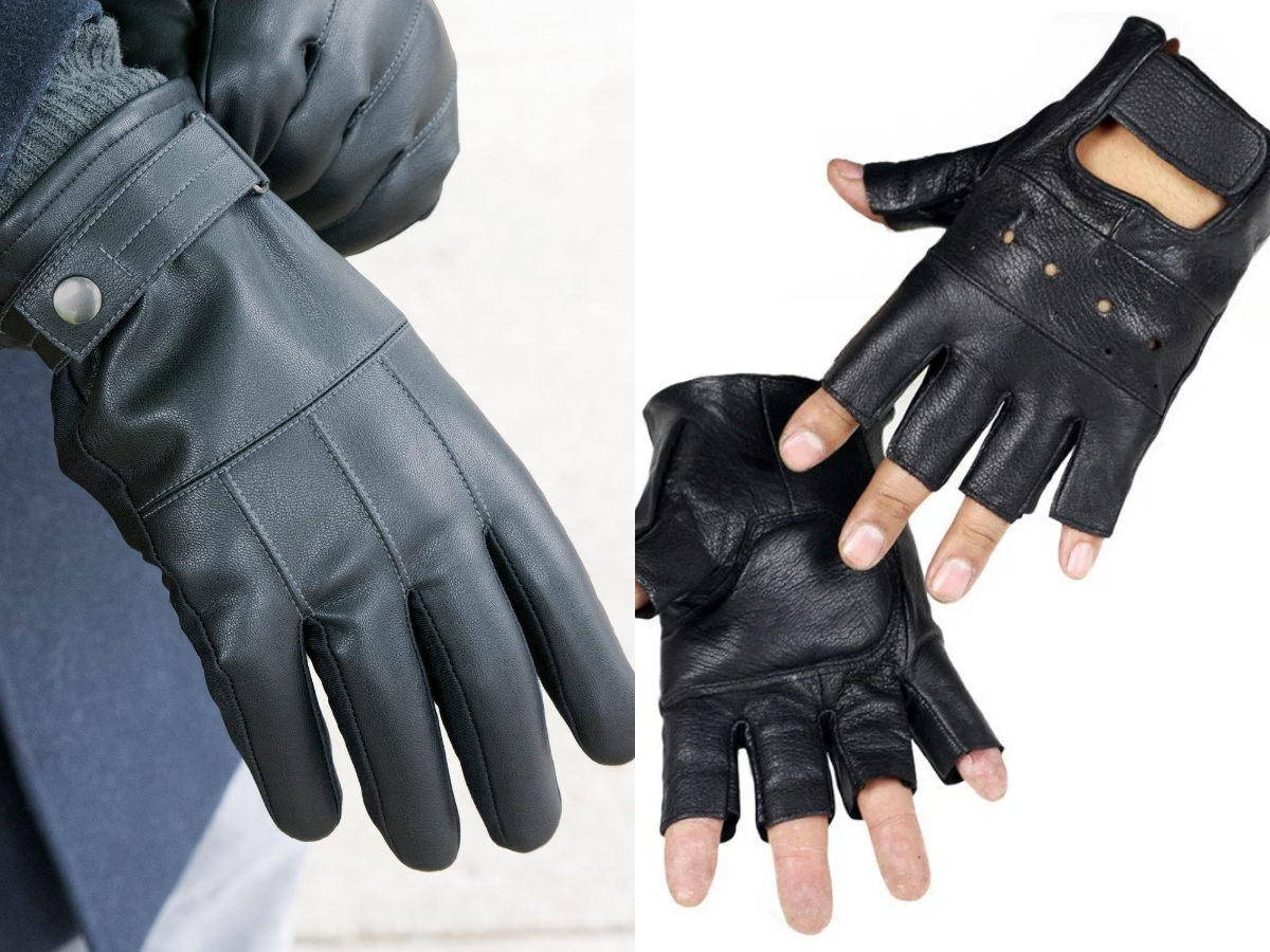 Găng tay da thật / da tổng hợp (PU leather)