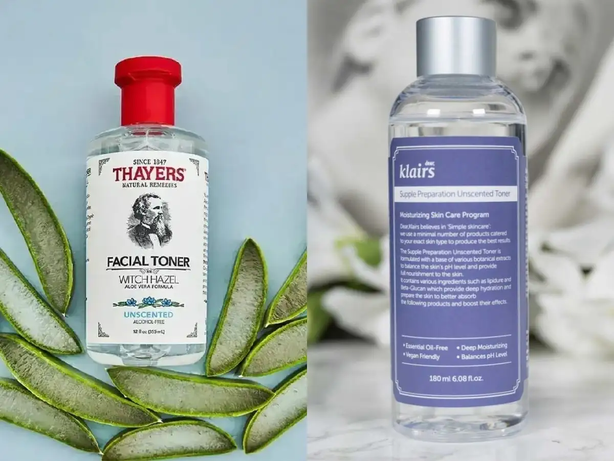 Sau khi làm sạch, đừng quên toner để cân bằng và kem dưỡng để cấp ẩm