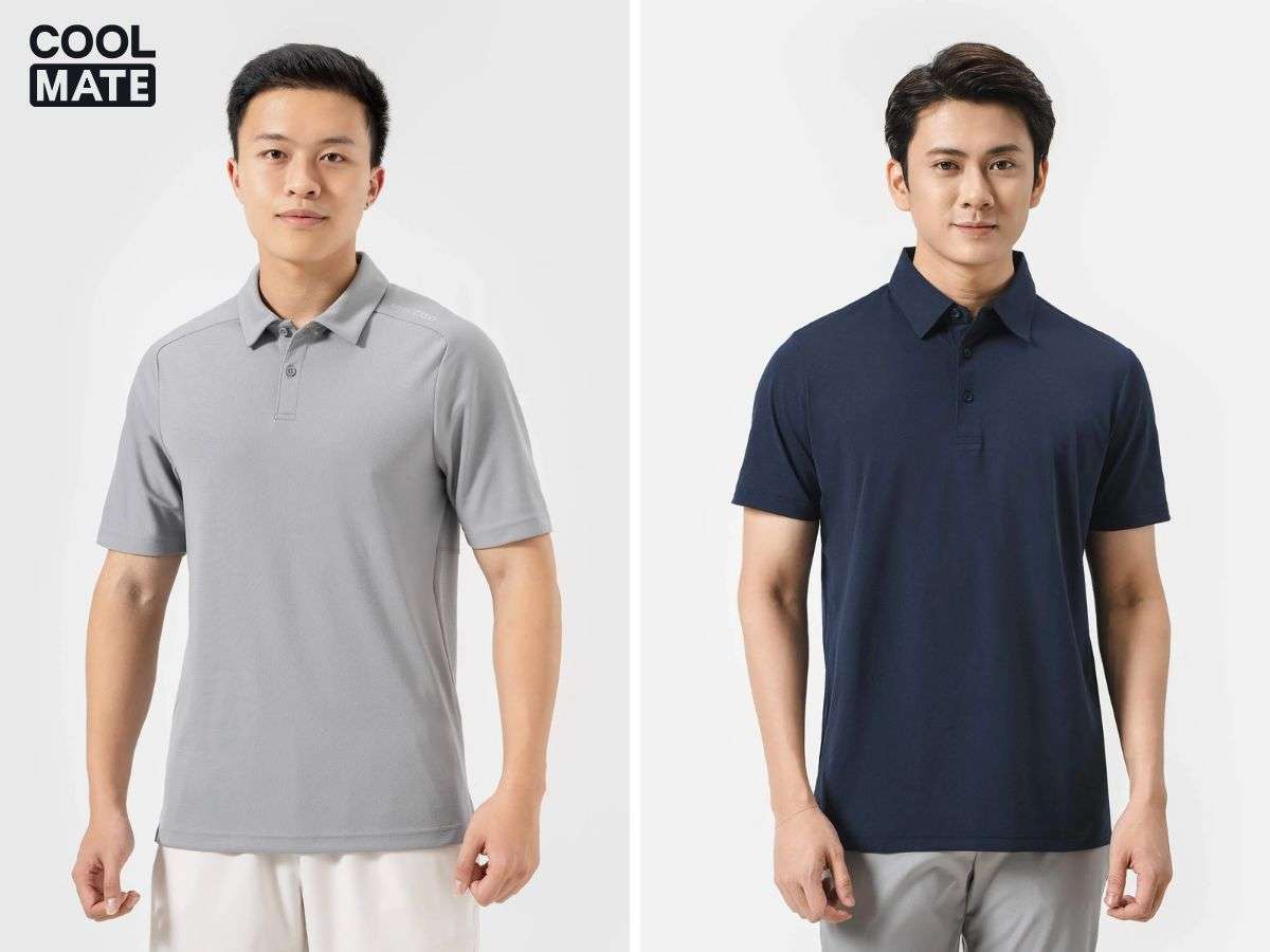 Áo polo Coolmate bao hợp với phong cách casual