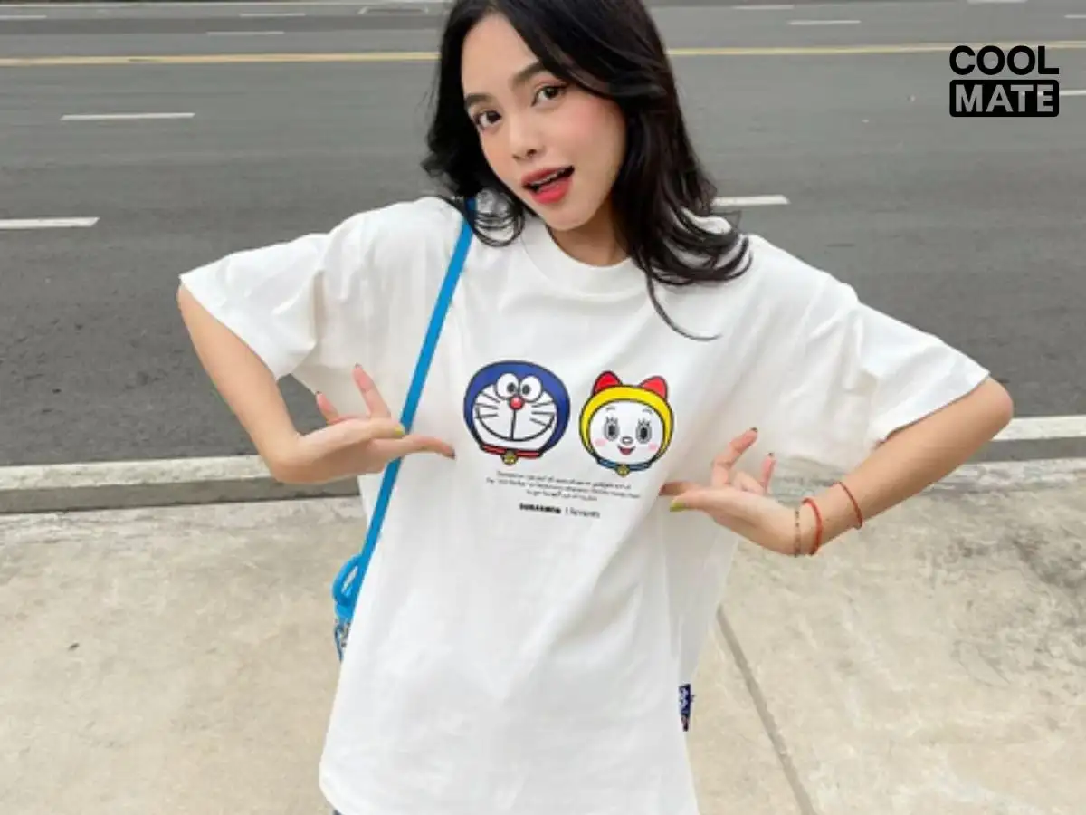 Áo oversize form rộng, thoải mái, phong cách cá tính, chọn size đúng chuẩn hãng