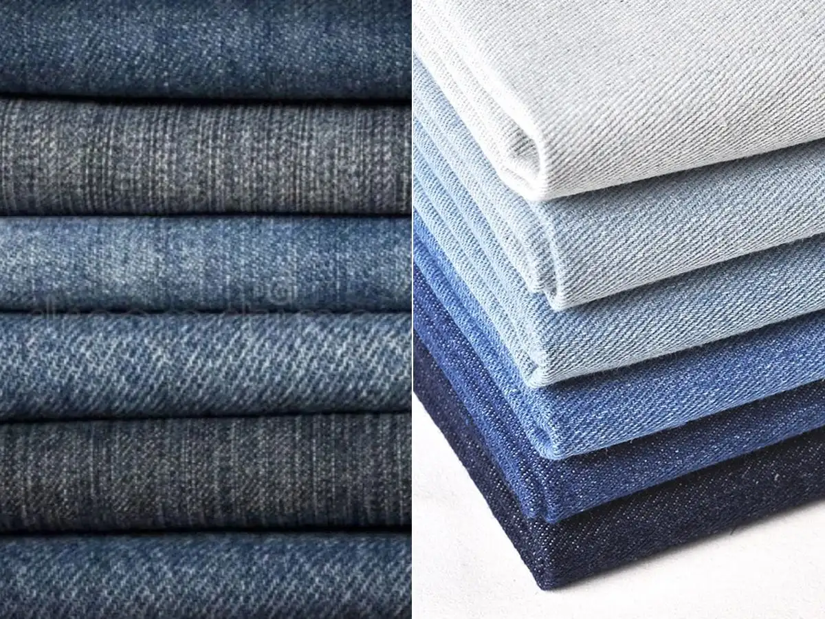 Denim là vải, còn Jeans là sản phẩm 