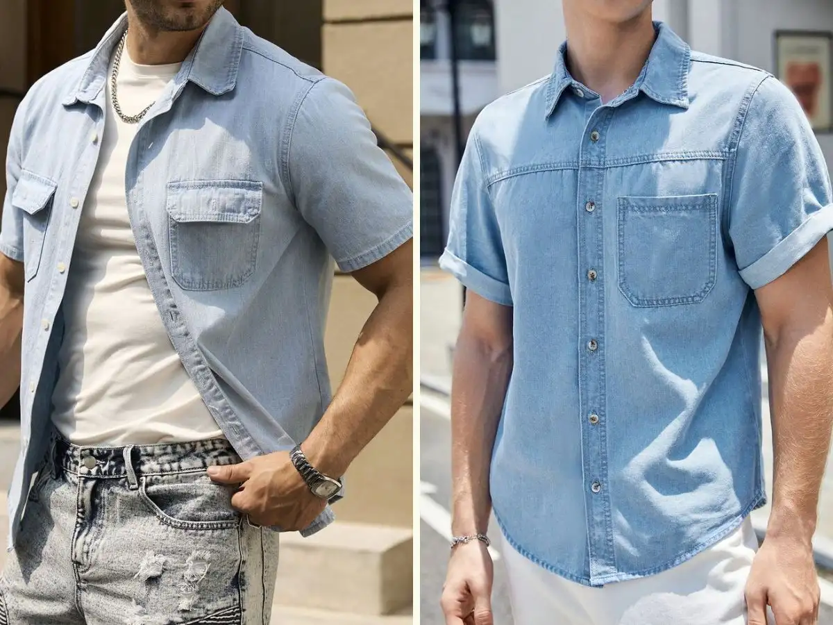 Sơ mi denim cho phong cách mạnh mẽ