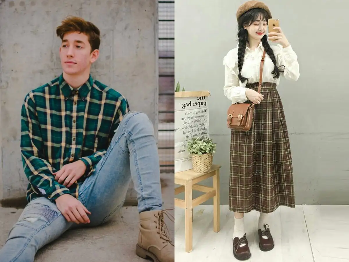 Gợi ý phối đồ vintage dạo phố cho cặp đôi