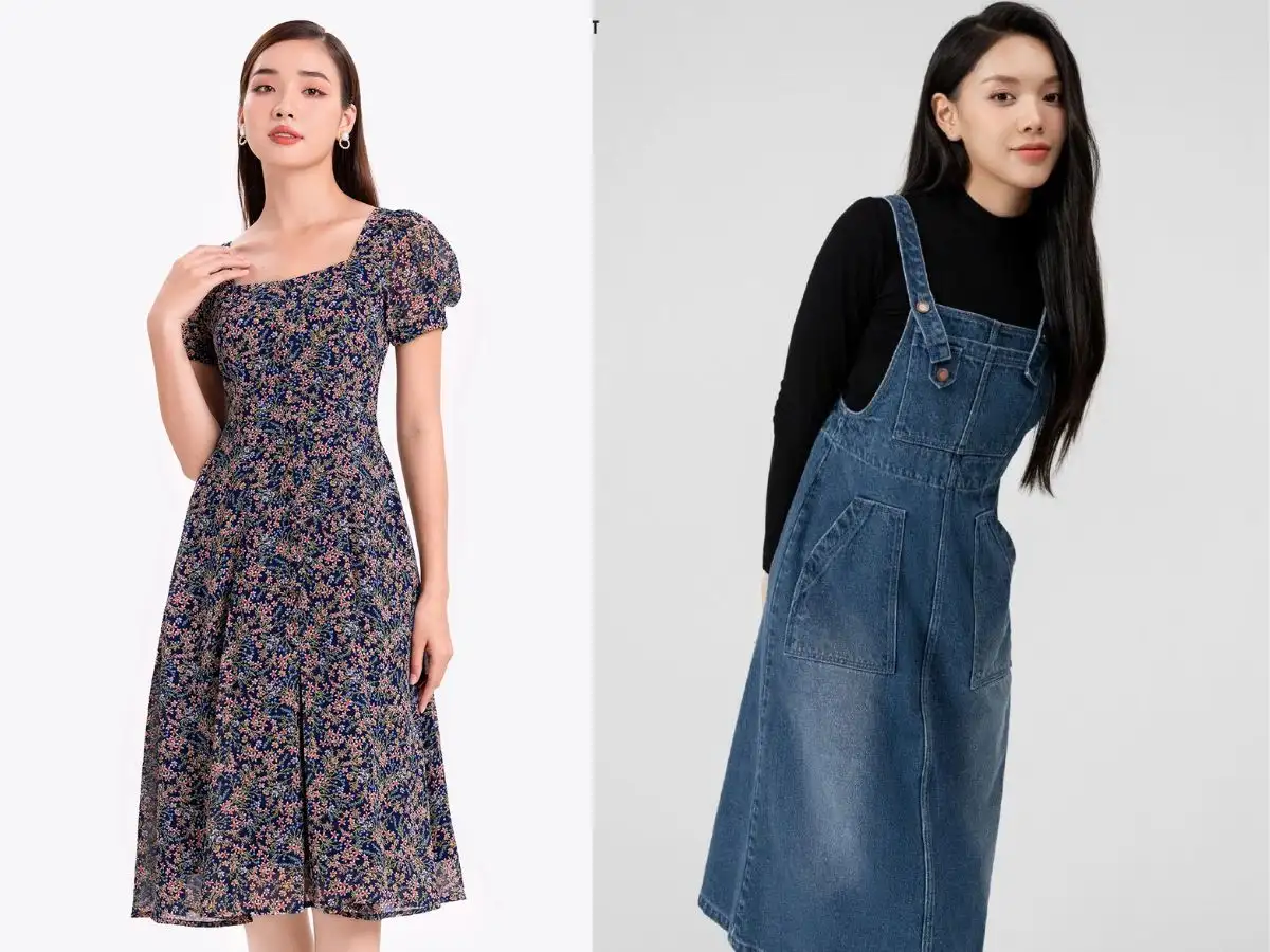 Váy dáng vintage cho nữ