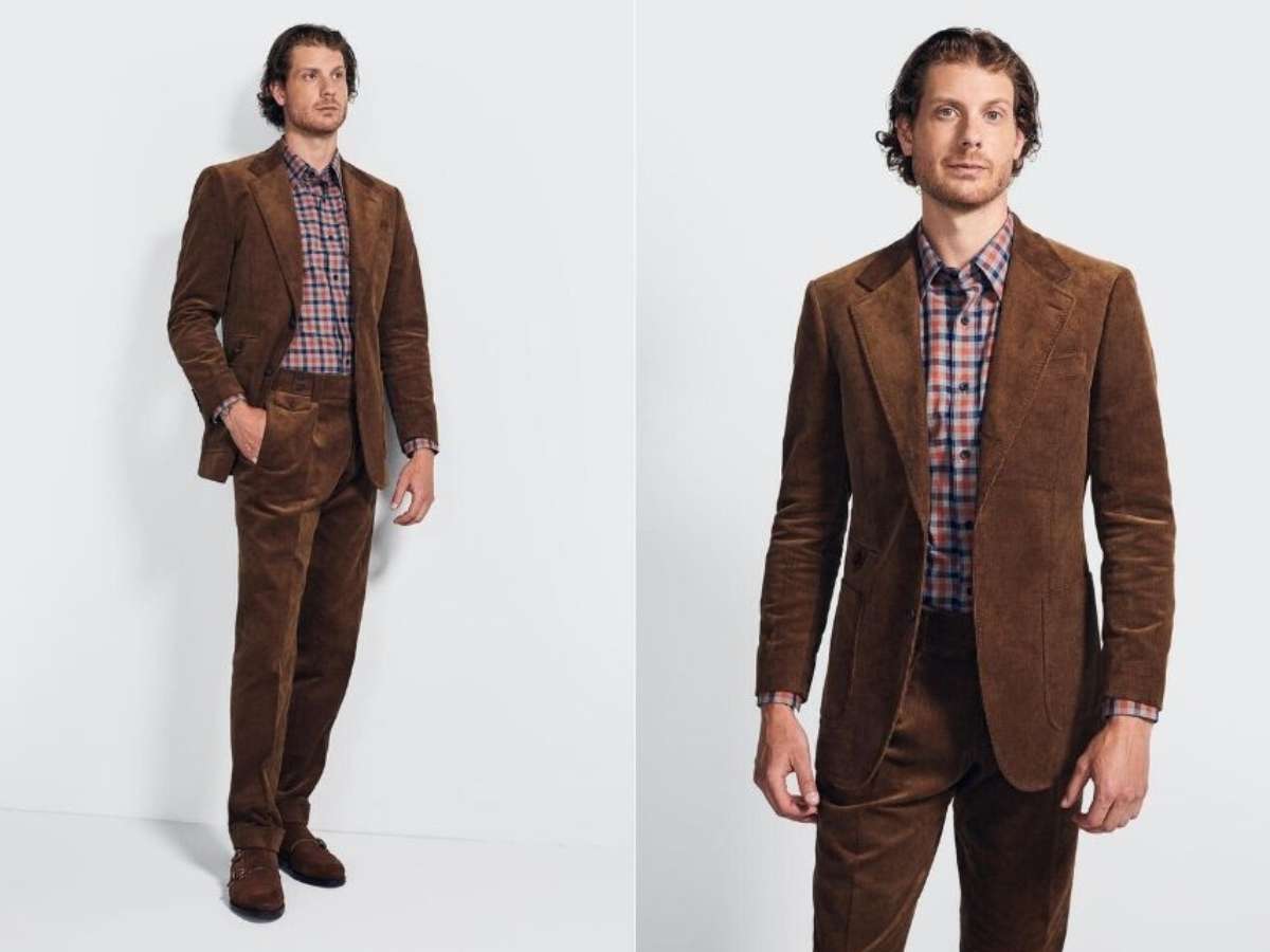 Suit nhung tăm mang đến vẻ đẹp lịch lãm và khả năng giữ ấm hiệu quả 