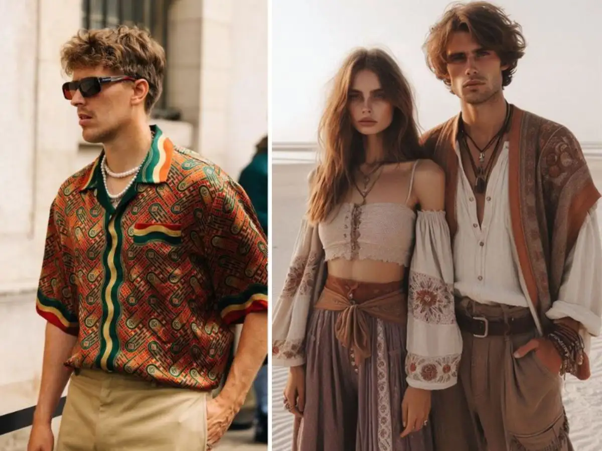 Màu đất nung ấm áp là tone màu chủ đạo của đồ Boho
