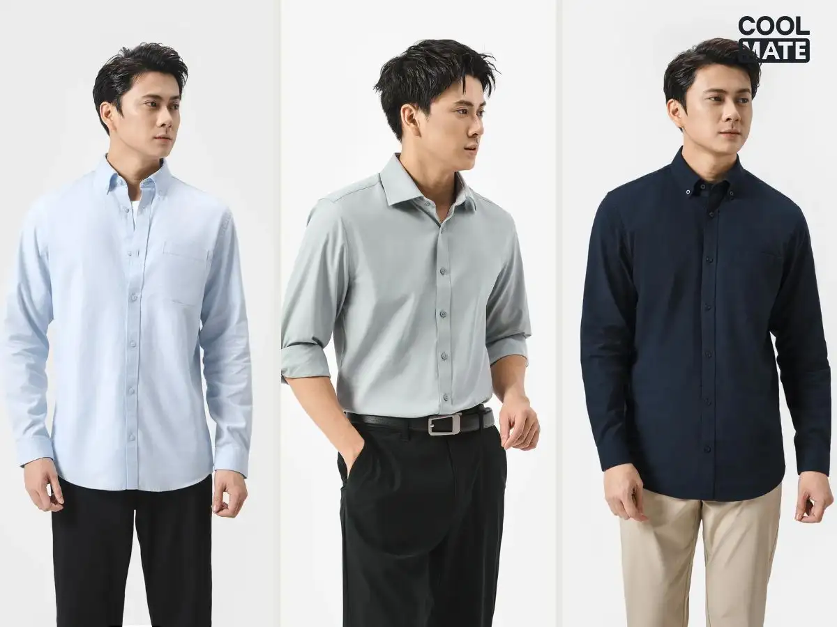 Tham khảo thêm mẫu áo sơ mi từ nhà Coolmate