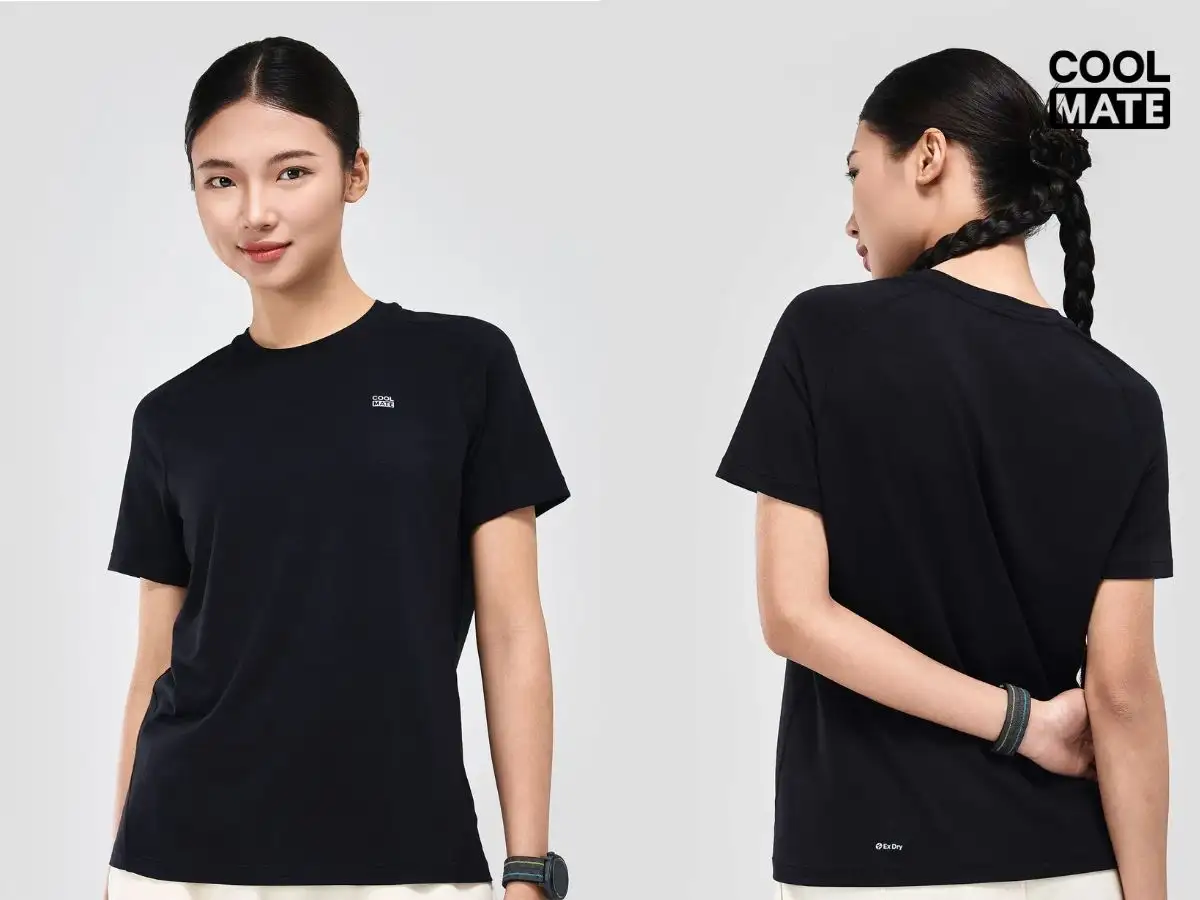 Áo thun nữ Slimfit Coolmate tôn dáng, phong cách năng động, dễ phối đồ