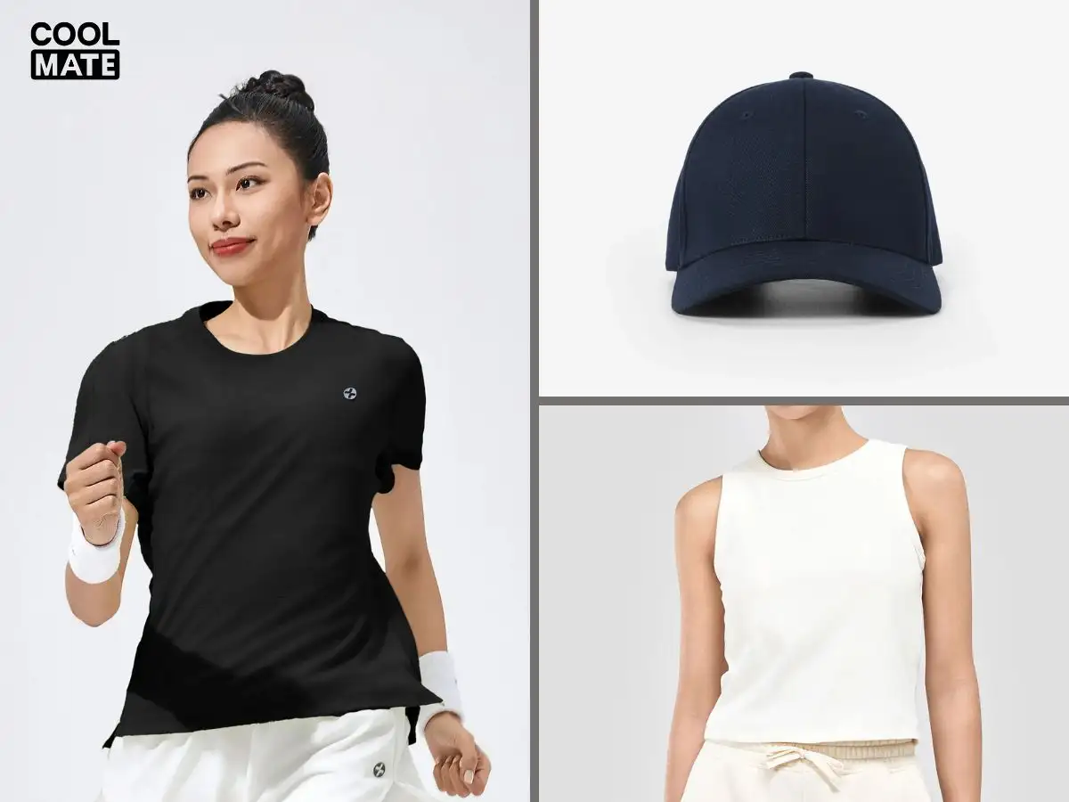 Chọn đồ tại Coolmate cho chị em yêu thích phong cách sporty chic