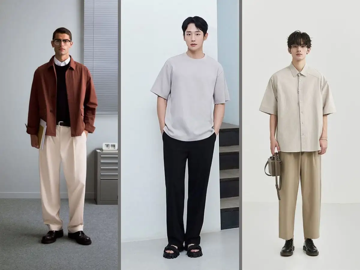 Phối đồ sporty chic nam đi làm/đi học