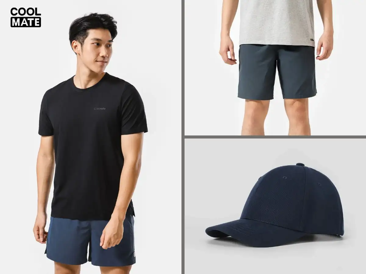 Ưu tiên chọn đồ basic tại Coolmate cho phong cách sporty chic