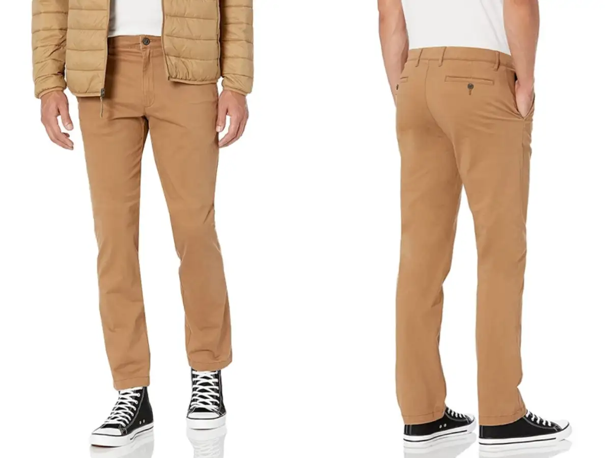 Quần kaki cạp cao dành cho các chàng trai cổng sở 