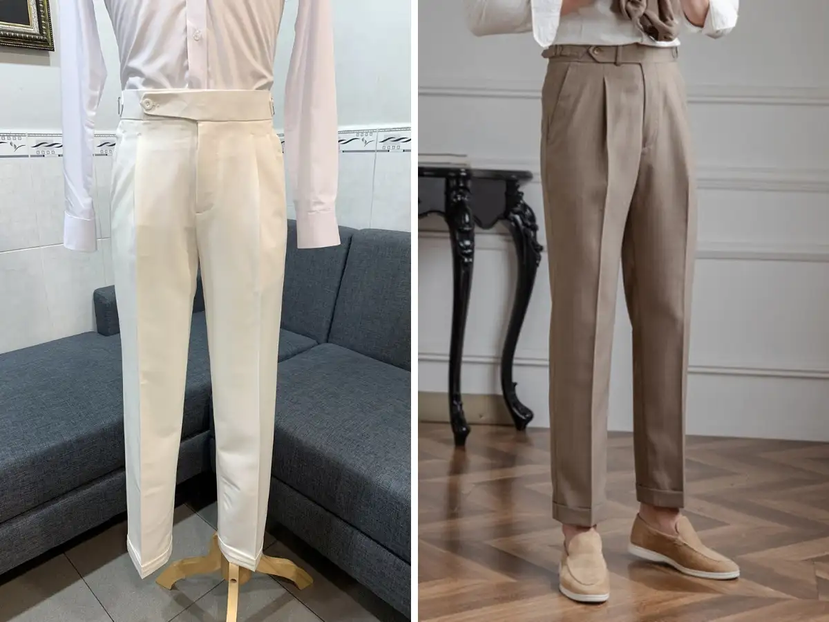 Đặc điểm nhận biết quần cạp cao cho nam 