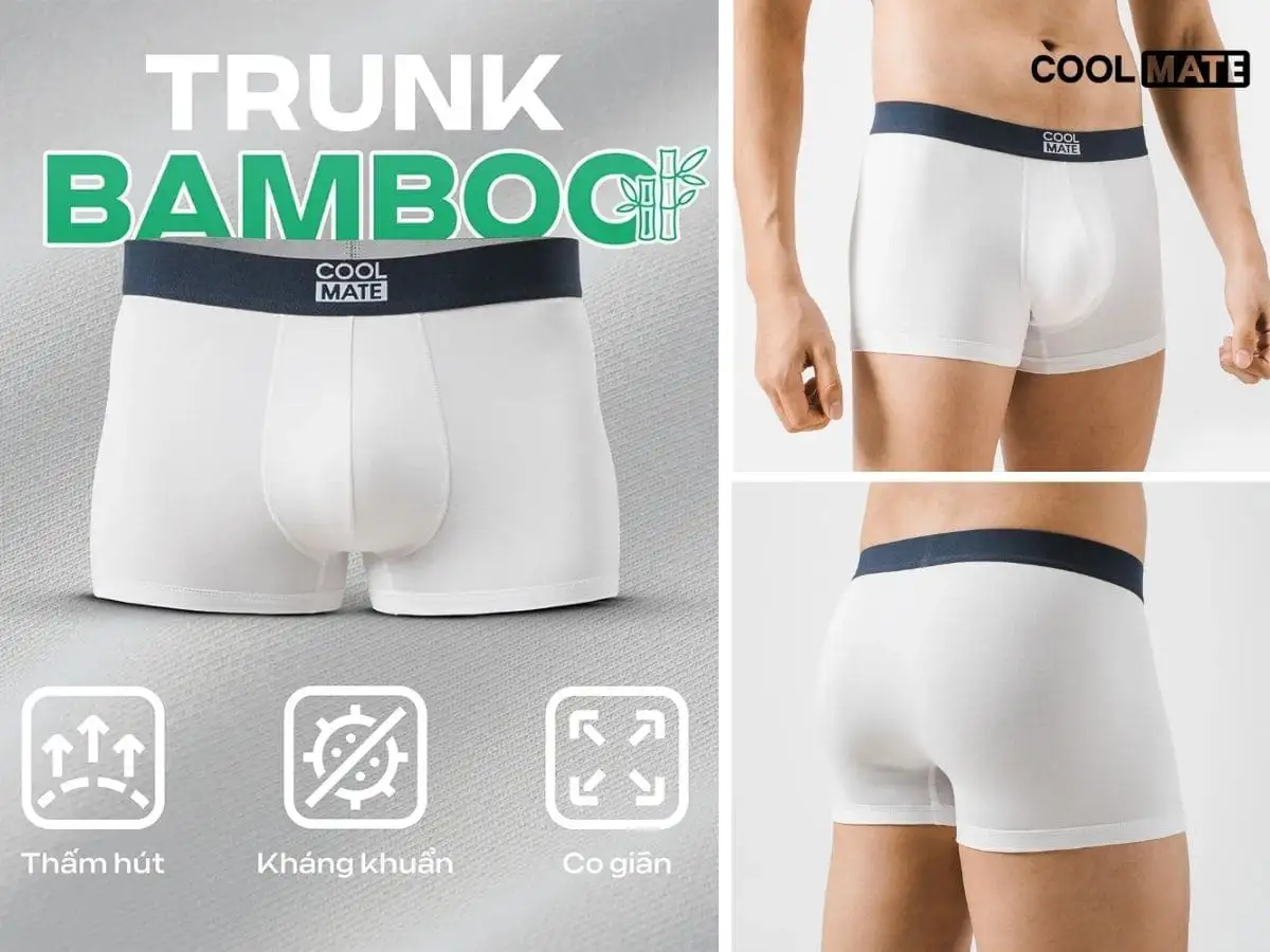 Quần lót nam Bamboo Trunk