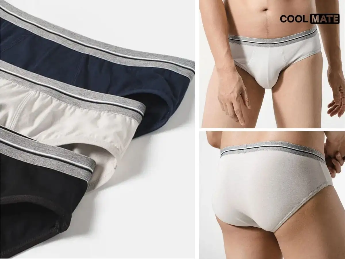 Quần lót nam Brief Cotton Basics