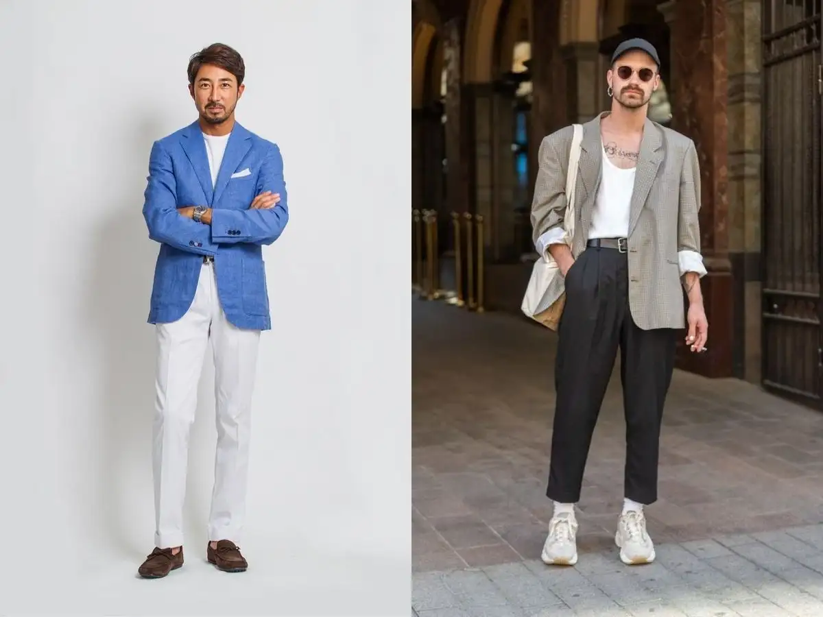 Phối Đồ Áo Blazer Với Quần Trousers