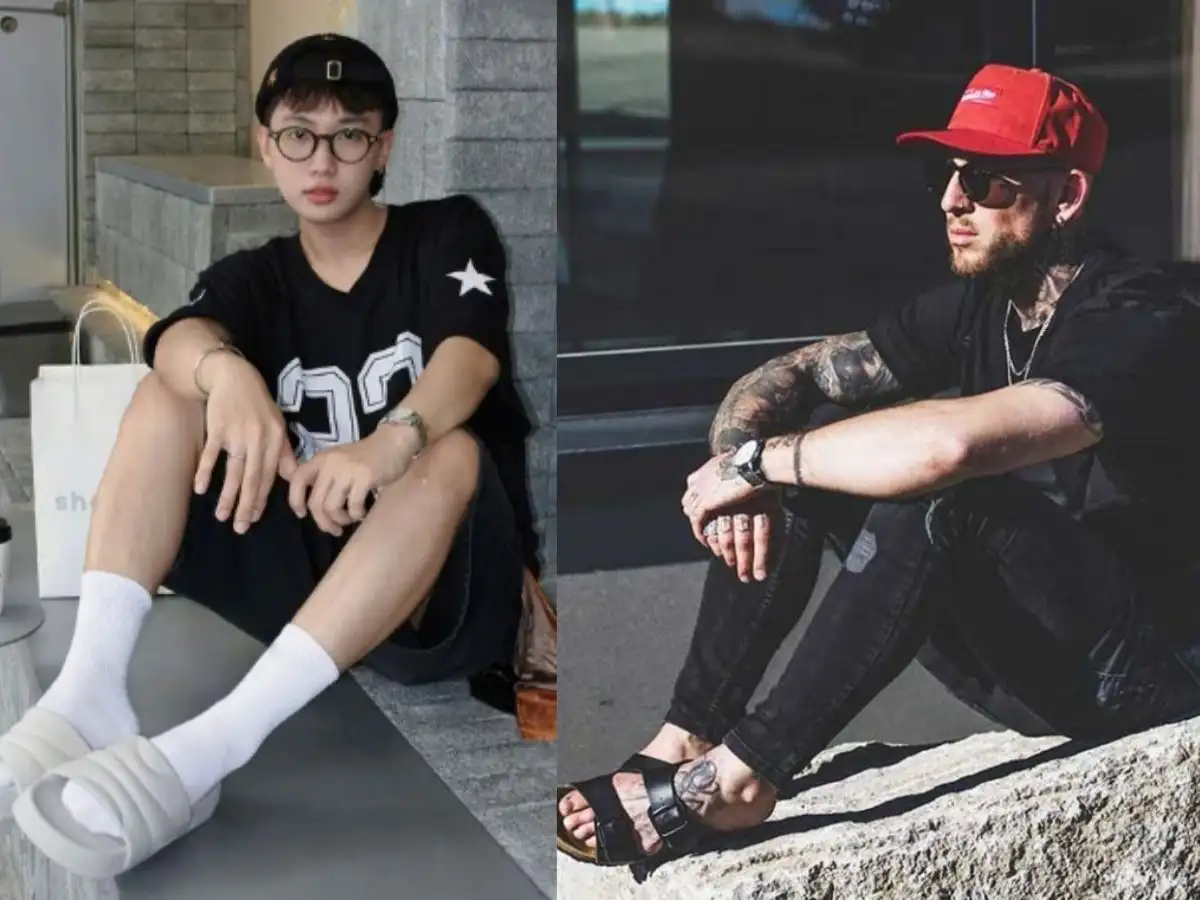 Dép local brand với phong cách streetwear