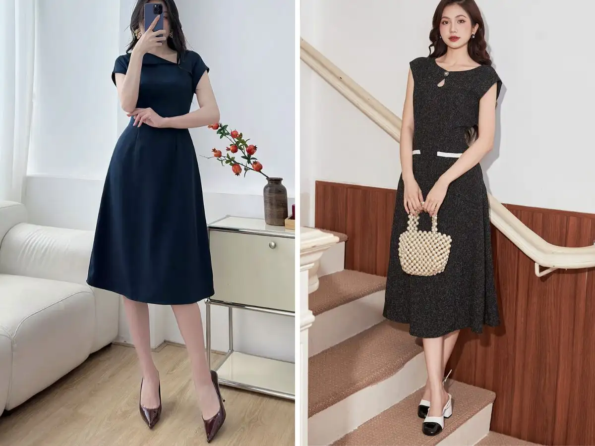 Đầm trung niên Gumac đa dạng kiểu dáng