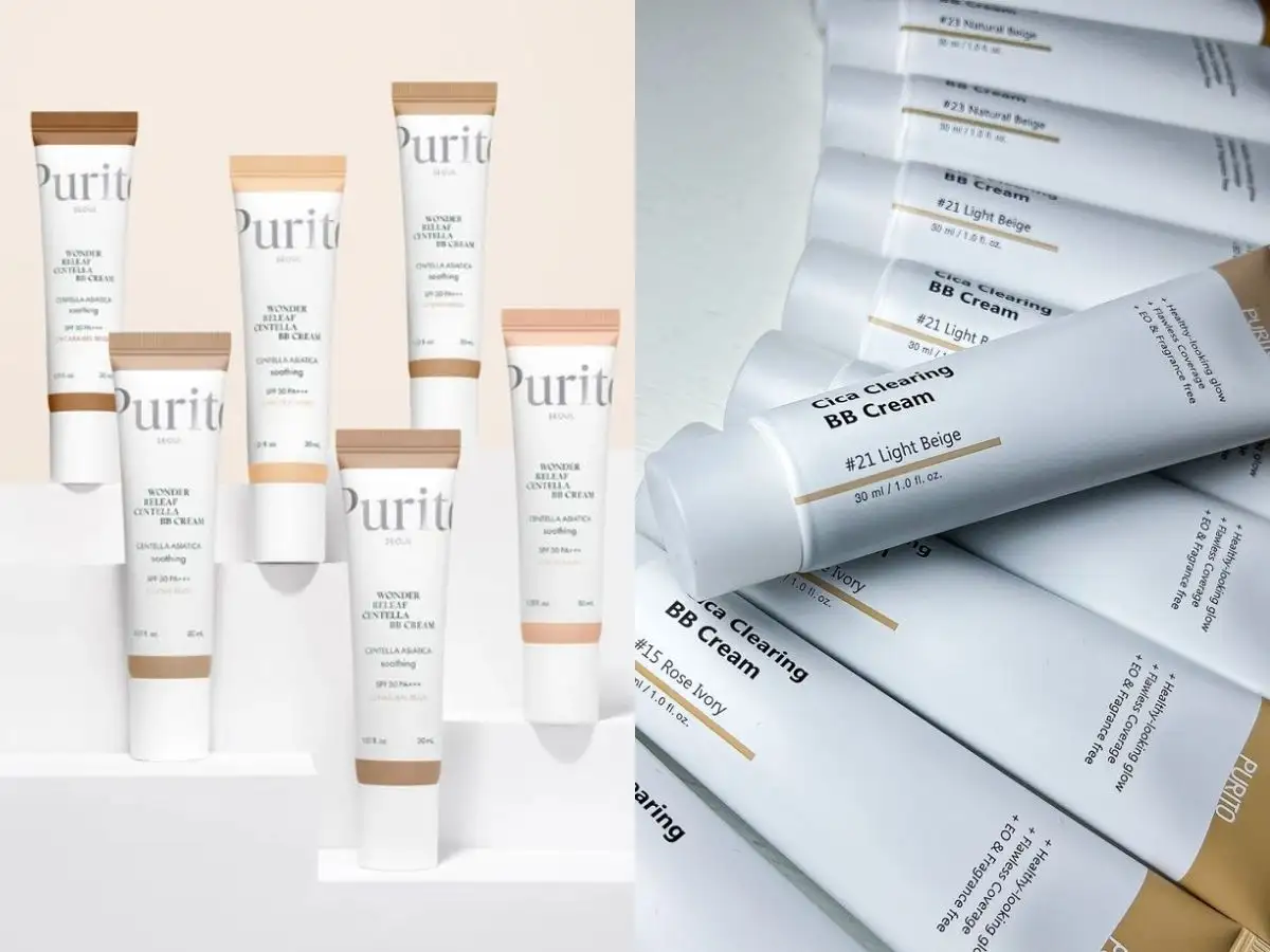 Thử BB Cream lên vùng da xương quai hàm