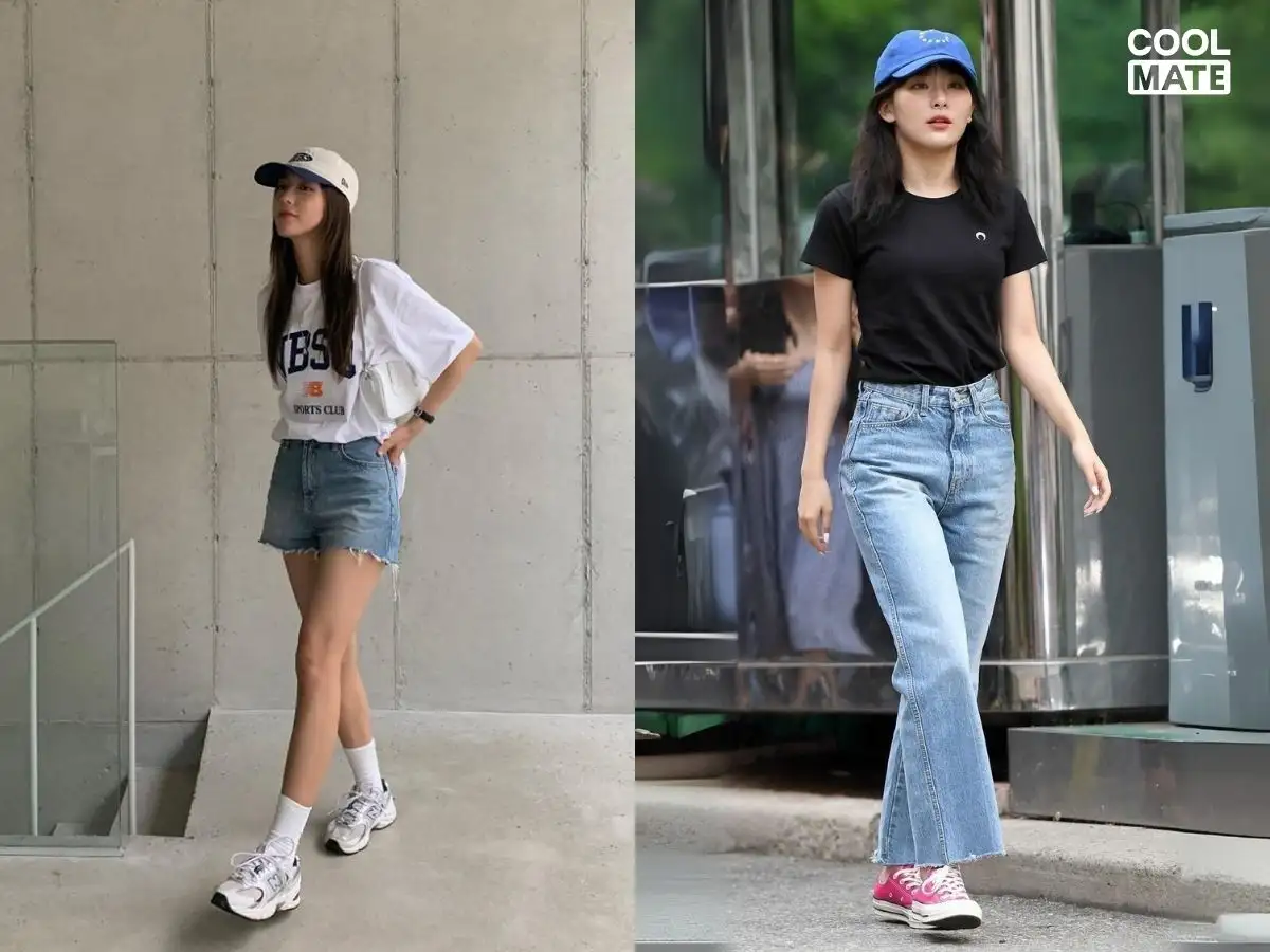 Mặc set đồ thoải mái đi dạo hoặc ngồi cà phê