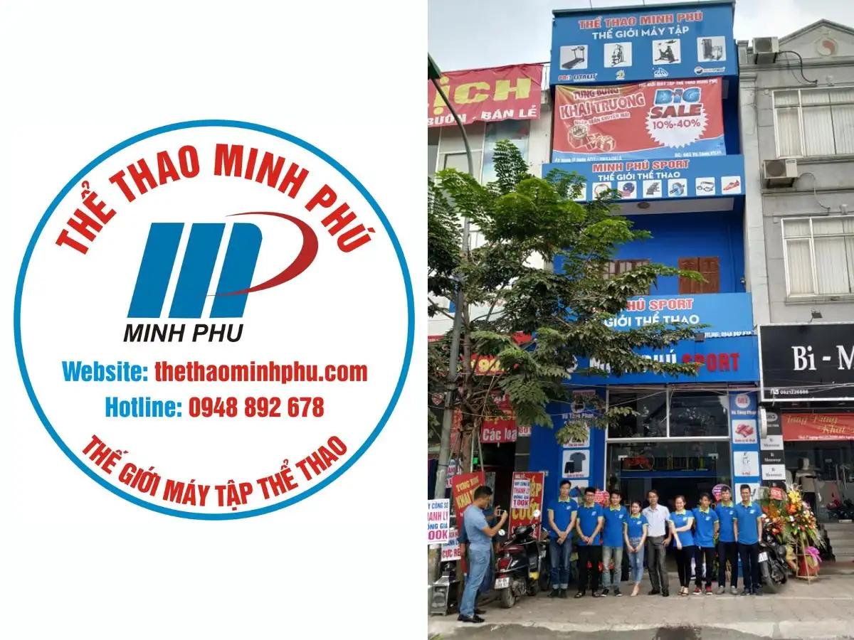 Cửa hàng thể thao Minh Phú là nơi cung cấp các dụng cụ thể thao đa dạng, bao gồm kính bơi