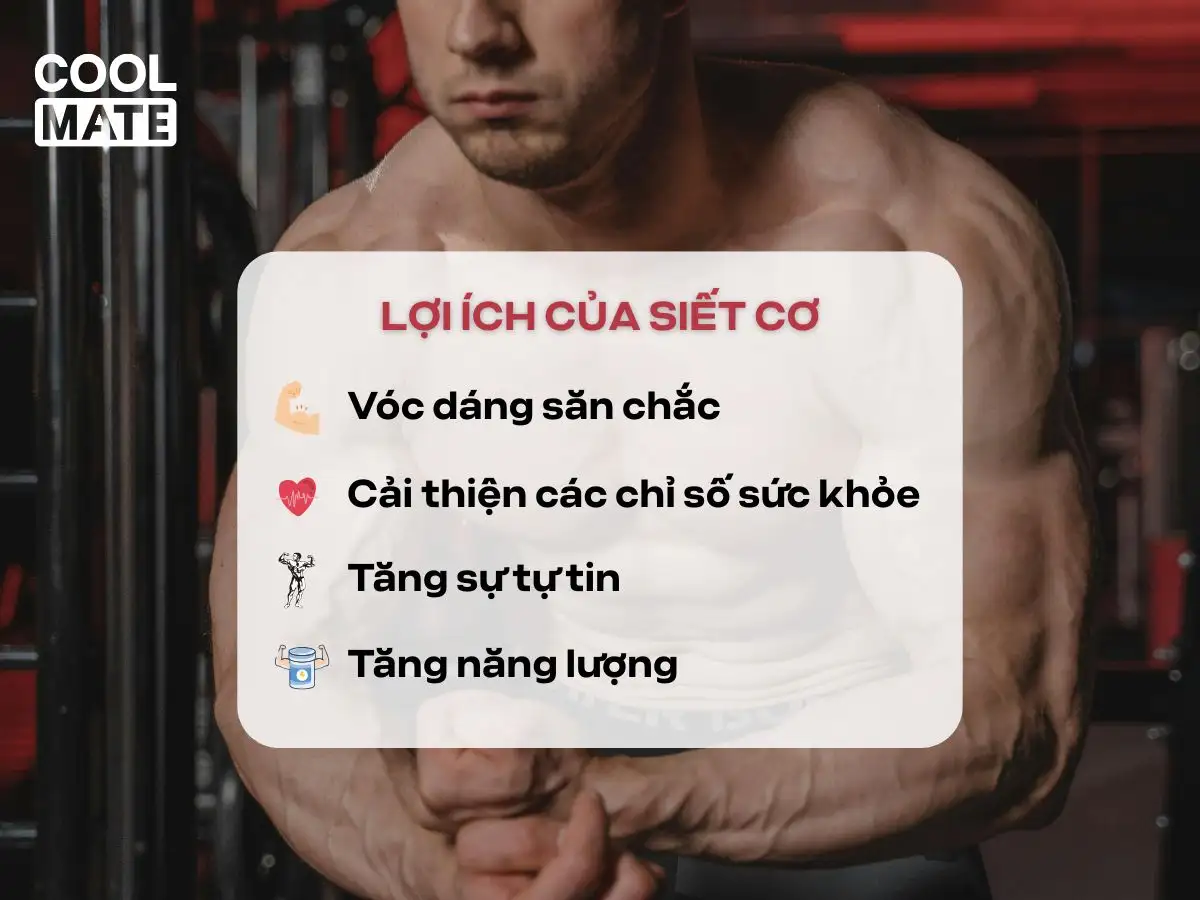 Siết cơ mang đến nhiều lợi ích cho cơ thể