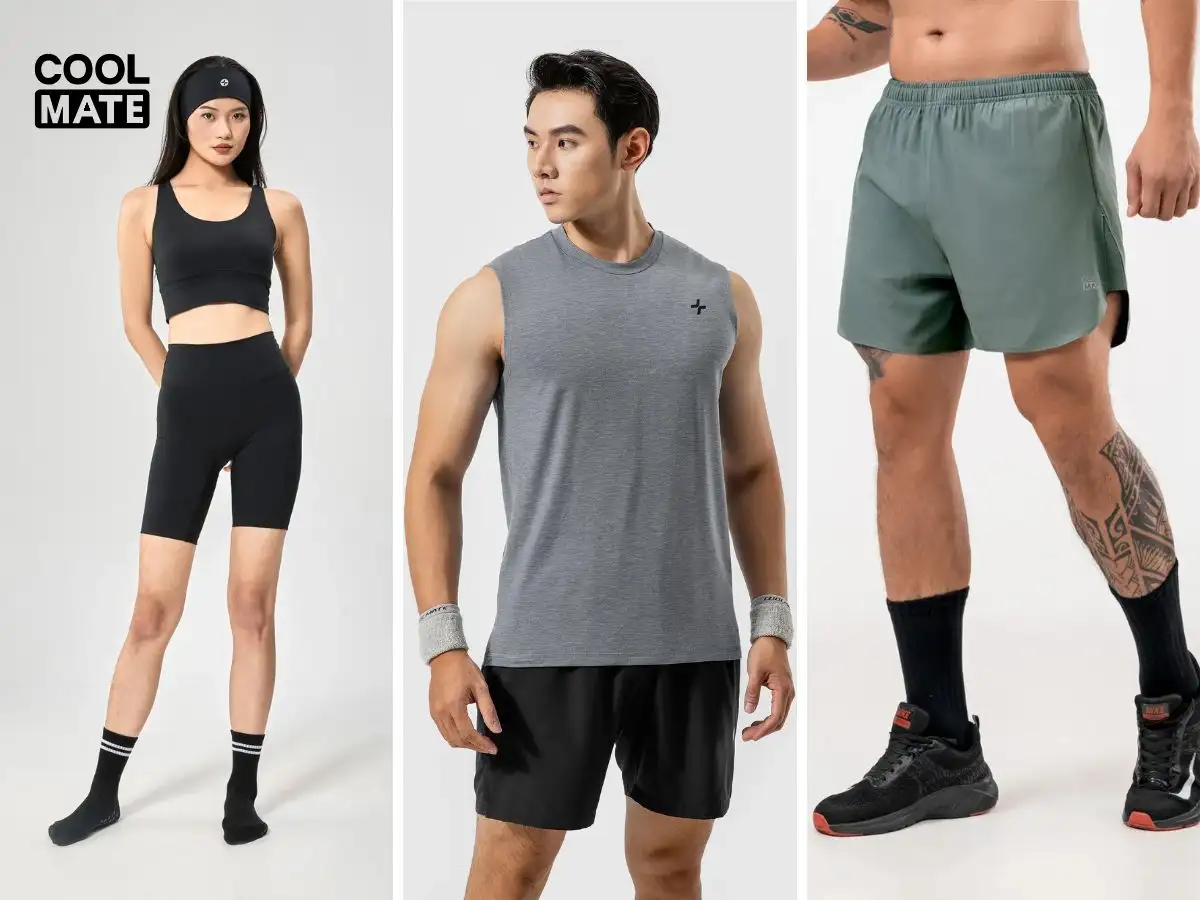 Tham khảo trang phục từ Coolmate để việc tập luyện hiệu quả hơn