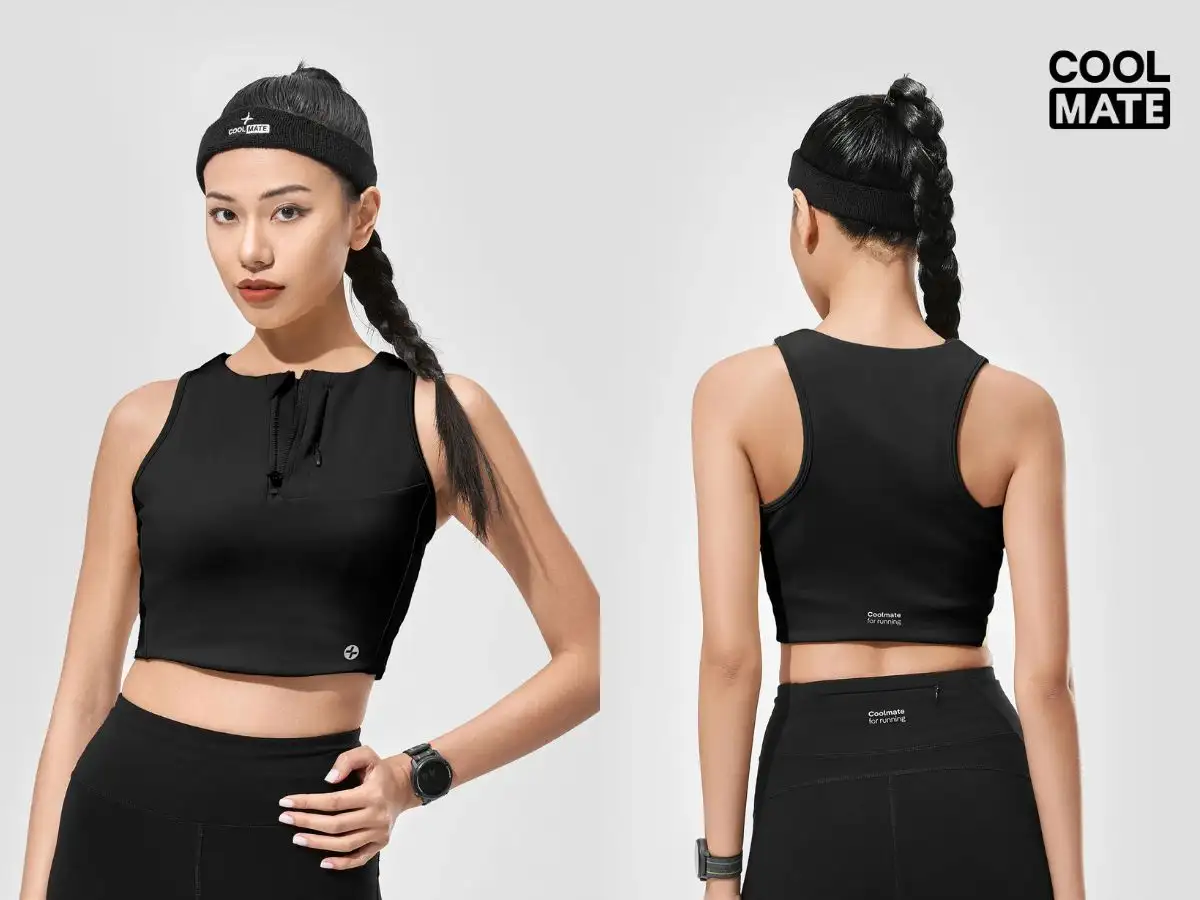 Singlet croptop ngắn, khoe eo, phong cách trẻ trung, cá tính