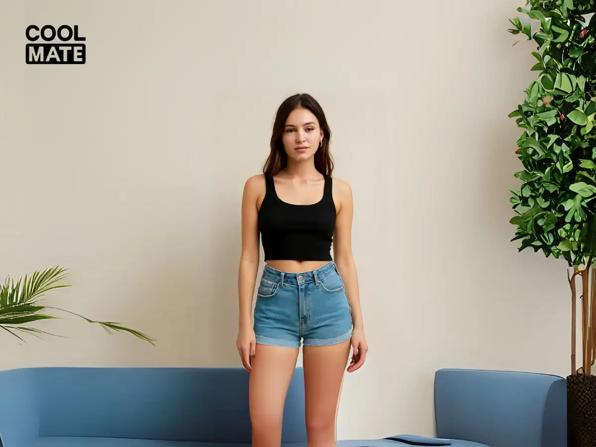 Singlet kết hợp quần short, mát mẻ và năng động cho ngày hè