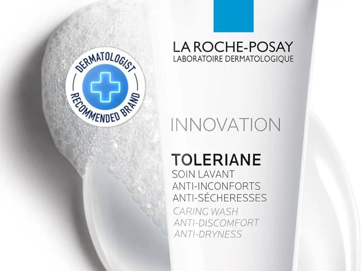 La Roche-Posay Toleriane Caring Wash làm sạch nhẹ dịu, không gây khô căng sau khi rửa mặt
