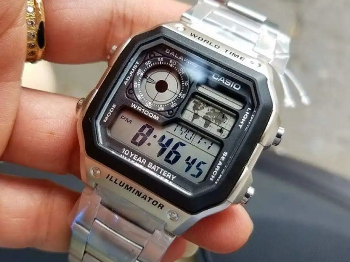 Tuổi thọ pin của đồng hồ Casio rất ấn tượng