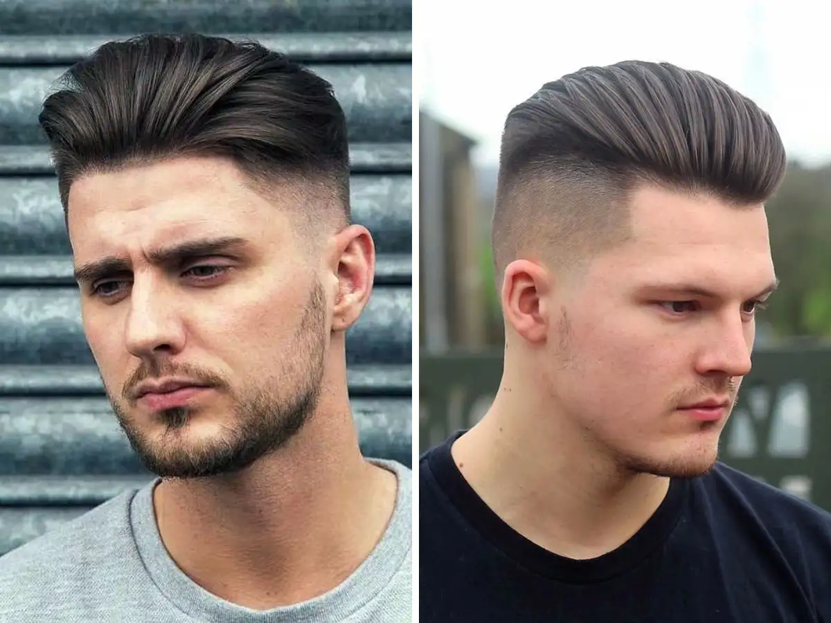 Tóc nam undercut vuốt ngược