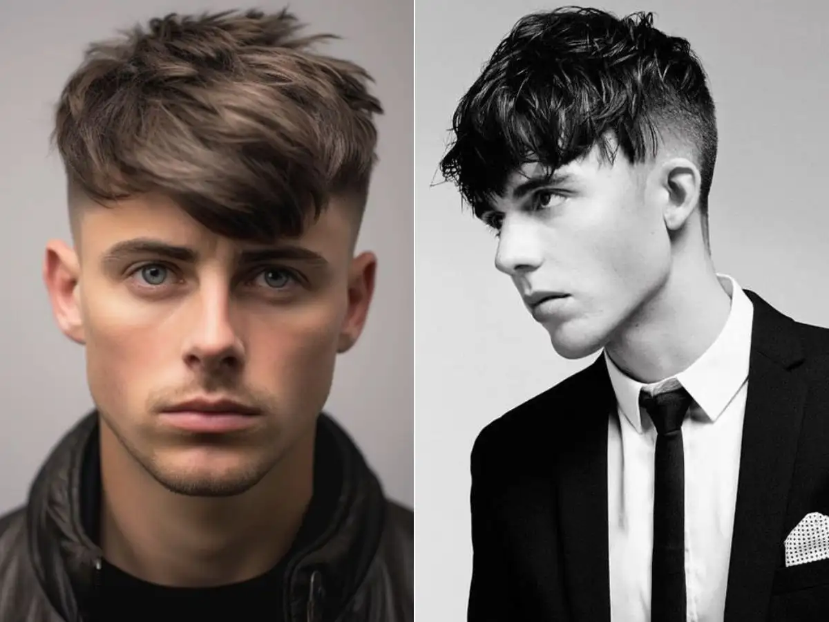 Angular Fringe là kiểu tóc có phần mái được cắt xéo