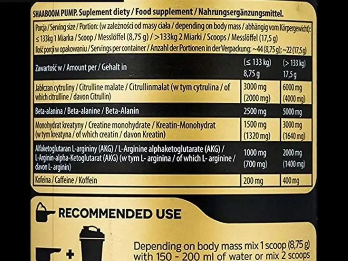 Dù bạn mới tập hay đã dày dạn kinh nghiệm, đọc kỹ bảng dinh dưỡng và thành phần là điều bắt buộc
