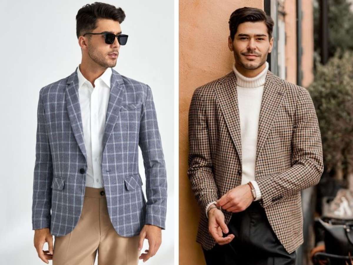 Chú ý khi chọn màu sắc và hoạ tiết trên blazer caro nam 
