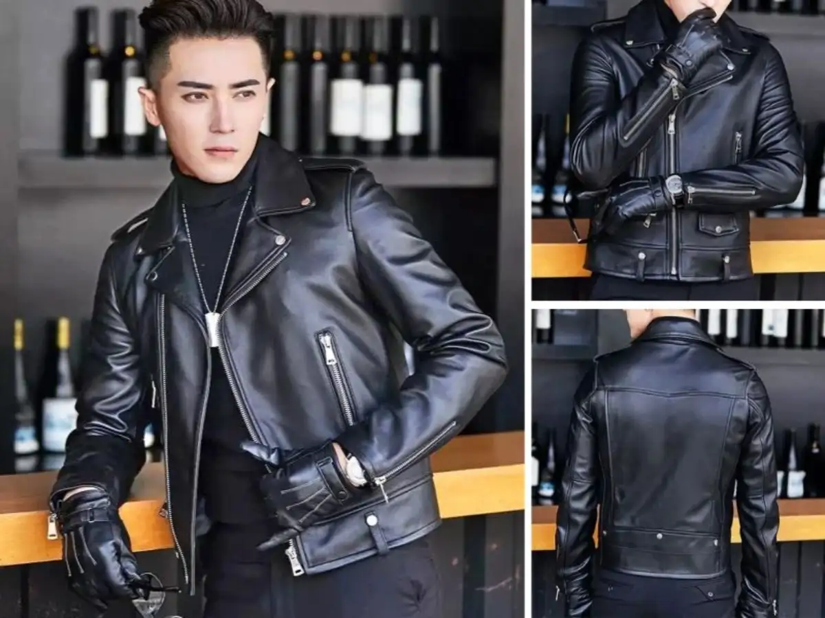 Vẻ đẹp đặc trưng của chiếc áo da Biker 