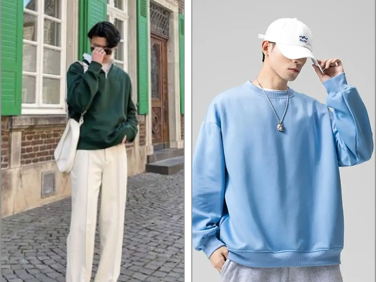 Sweater phối cùng với túi và mũ
